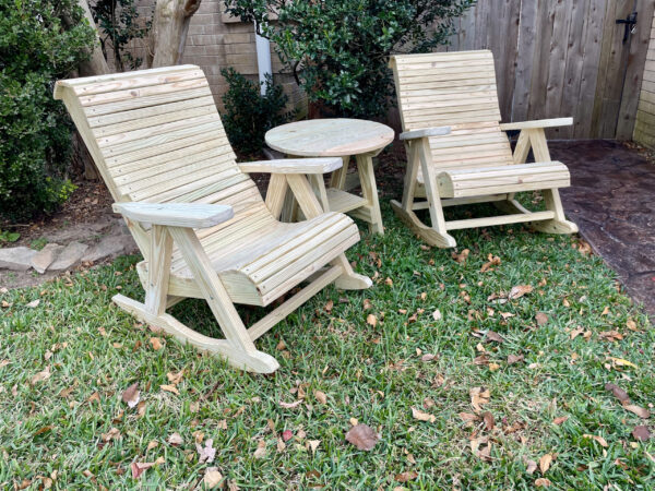 ROCKING CHAIR UNFINISHED - Image 2