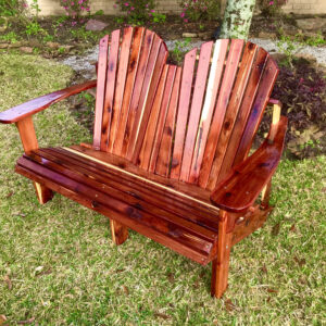 ADIRONDACK BENCH RED CEDAR