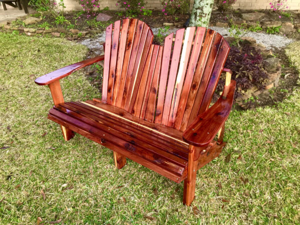ADIRONDACK BENCH RED CEDAR