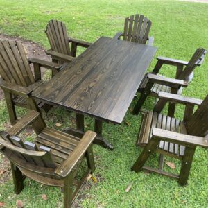 PATIO DINING TABLE SET CUSTOMIZED COLOR