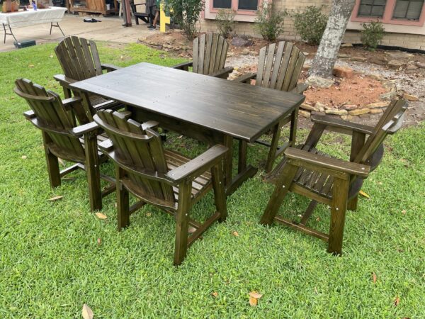 PATIO DINING TABLE SET CUSTOMIZED COLOR - Image 6