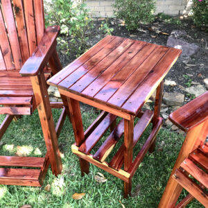 TALL TABLE RED CEDAR