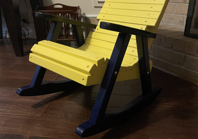 KIDS ROCKING CHAIR STAINED OR PAINTED 6